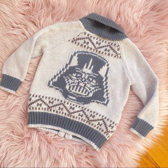 GAP Other - Baby Gap x Star Wars Darth Vader Wool Cardigan